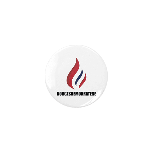 Branded Button i Hvit