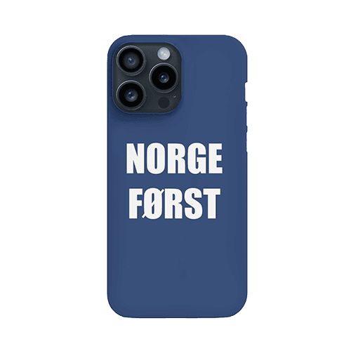 Norge Først iPhone Deksel i Blå