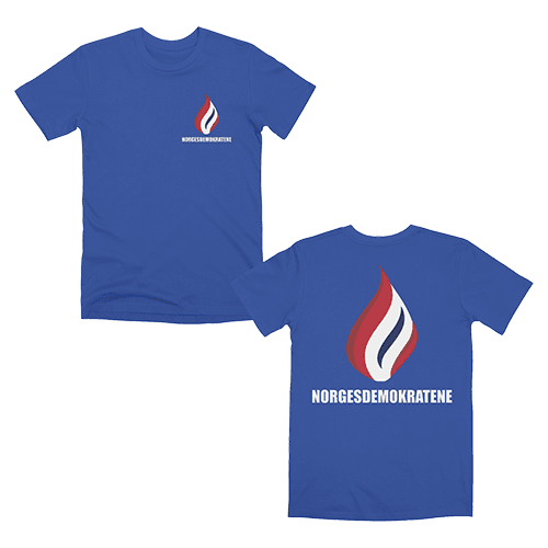 Branded T-Skjorte i Blå