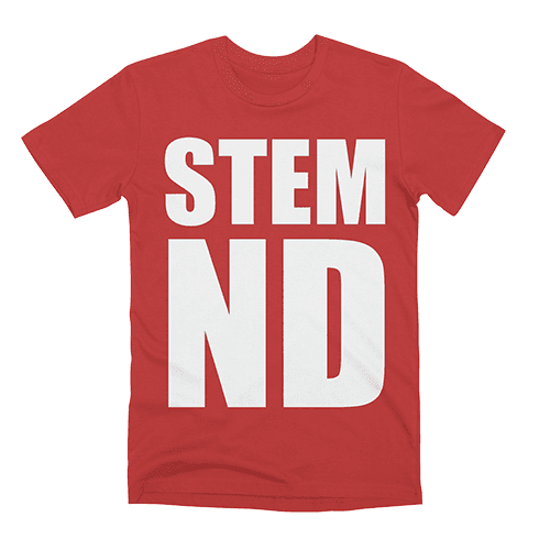 Stem ND T-Skjorte i Rød